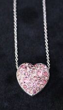 Usado, Collar Corazón Rosa Brighton Anatolia Cristales Swarovski Colgante segunda mano  Embacar hacia Argentina