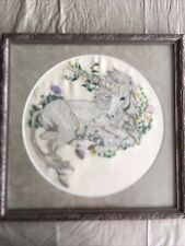 Original needlepoint unicorn for sale  Graettinger