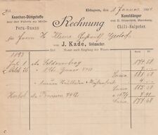 Eldagsen rechnung 1894 gebraucht kaufen  Leipzig