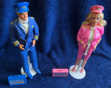 Ken and Barbie 9584 y 9600 1989 de colección tiempo de vuelo segunda mano  Embacar hacia Argentina