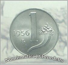Repubblica Italiana - 1 Lire Cornucopia dal 1951 al 1959 FDC / UNC da Rotolino usato  Barletta