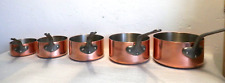 Series copper saucepans d'occasion  France