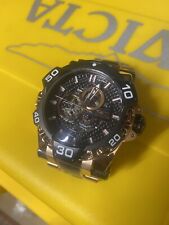 Invicta Men's 53mm Mammoth Chrono Rose-Watch-PARTS OR REPAIR-HOUR HAND OFF for sale  Shipping to South Africa