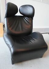 Usado, Cassina Wink Lounge Chair Leather Black Leder Schwarz wie Sottsass Poltrona Frau comprar usado  Enviando para Brazil