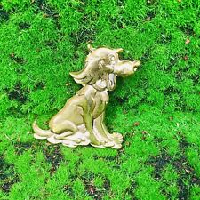 Brass dog figurine for sale  DARTFORD