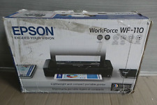 Impresora inalámbrica de inyección de tinta móvil Epson WorkForce WF-110 - negra segunda mano  Embacar hacia Argentina