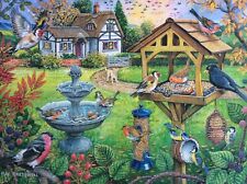 BIRD TABLE 500 BIG PIECE HOUSE OF PUZZLES JIGSAW USED for sale  Shipping to Ireland