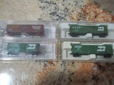 MTL Micro Train Lines Escala Z 1:220 Burlington Northern S/P Lote 4 vagones de caja  segunda mano  Embacar hacia Argentina