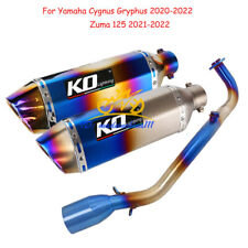 Para Yamaha Cygnus Gryphus 2020-2022 Tubo de escape do cabeçalho Slip-on 51mm silencioso Ponta, usado comprar usado  Enviando para Brazil