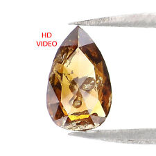 Usado, Diamante natural suelto marrón pera color champán 1,00 quilates 8,80 mm corte rosa L6177 segunda mano  Embacar hacia Argentina