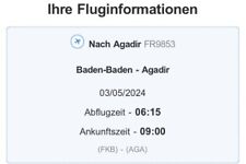 Flugzeug ticket gebraucht kaufen  Mainz