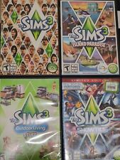 Los Sims 3, Island Paradise, Vivir al aire libre, Showtime LE. LOTE DE 4 JUEGOS DE PC segunda mano  Embacar hacia Argentina