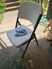 white chairs foldable for sale  Parkersburg