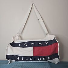 Bolsa de viagem vintage anos 90 Tommy Hilfiger color block vermelha branca e azul  comprar usado  Enviando para Brazil
