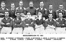 Middlesbrough 1931 team for sale  DEESIDE