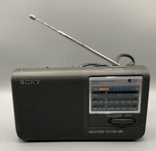 Rádio portátil Sony ICF-36 clima/TV/FM/AM 4 bandas. Testado comprar usado  Enviando para Brazil