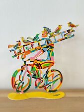 Pop art Metal Bicycle Riders "Ladder man" escultura de DAVID GERSTEIN comprar usado  Enviando para Brazil
