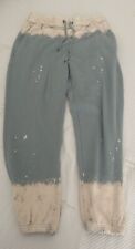 Pantalones de Sudadera para Mujer Dom & Thread Azul y Crema Algodón Forrados de Terry Talla Grande segunda mano  Embacar hacia Argentina