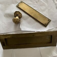 Vintage brass letterbox for sale  Shipping to Ireland