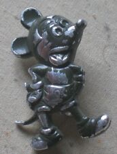 Figura de metal rusa de Mickey Mouse de Disney con botón alfiler insignia niños soviéticos Ol segunda mano  Embacar hacia Argentina