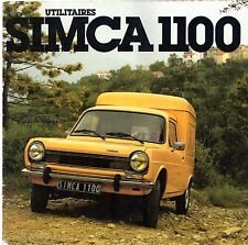 Simca 1100 commercials for sale  UK