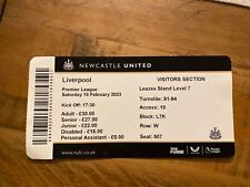 Ticket stubs newcastle for sale  HULL