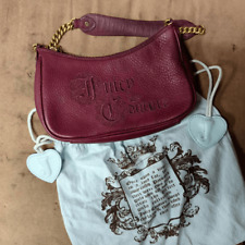 Bolsa de ombro Juicy Couture Y2K couro marrom baguete comprar usado  Enviando para Brazil