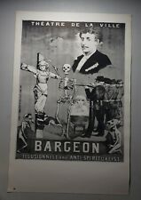 Bargeon magician poster d'occasion  Expédié en Belgium