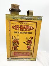 Antiga lata de propaganda de litografia chinesa de madeira chi-namel - Ohio Varnish Co comprar usado  Enviando para Brazil