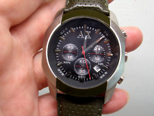 Relógio cronógrafo masculino ARMANI EXCHANGE AX1167 com bateria nova - Funciona muito bem! comprar usado  Enviando para Brazil