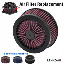 Elemento de filtro limpiador de aire rojo de repuesto para Harley Touring Street Road Glide  segunda mano  Embacar hacia Mexico
