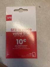 Carte sim sfr d'occasion  Roanne