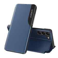 Etui Eco Leather View Case do Samsung S24 z klapką - niebieskie, używany na sprzedaż  PL