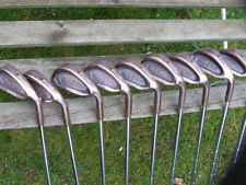 RH Spalding  Beryllium Becu Copper  Irons Reg shafts restored  3 to SW like ping for sale  Shipping to South Africa