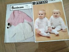 Knitting patterns baby for sale  BANBURY