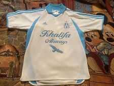 Camiseta deportiva 2001-2002 Olympique de Marseille L'OM Maillot Home Adidas niños L segunda mano  Embacar hacia Argentina