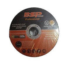 Usado, BSP TOOLS Professional 4.5"×0.0045"×7/8" Disco de corte 115x1.0x22.23mm A60TBF 25 comprar usado  Enviando para Brazil