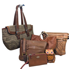 Lot brown purses for sale  Ayer