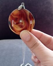 Natural indonesian Sumatra Natural Amber Pendant 925 Silver for sale  Shipping to Canada