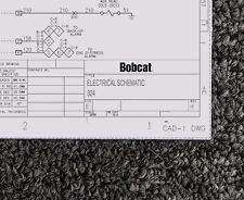 Escavadeira Bobcat 324 diagrama de fiação elétrica manual comprar usado  Enviando para Brazil