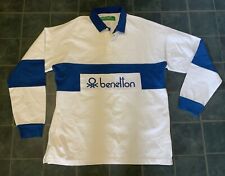 Benetton rugby shirt for sale  BIGGLESWADE