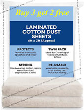 Dust sheet cotton for sale  LONGFIELD