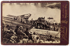 Fotografia antiga de ferrovia de leitura Shoemakersville Pa trem naufrágio cartão de armário comprar usado  Enviando para Brazil