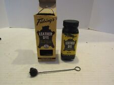 VINTAGE BOTTLE ADVERTISING BOX FIEBINGS LEATHER DYE BLACK for sale  Shipping to South Africa