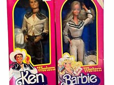 Muñecas Barbie y Ken Western Vintage 1980 Mattel - Taiwán Nº1757 y Nº3600 ⭐️🧲⭐️ segunda mano  Embacar hacia Mexico