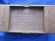 Khakies tobacco wooden for sale  Holly