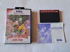 LAND OF ILLUSION STARRING MICKEY  PAL EUR  MASTER SYSTEM COMPLET TRES BON ETAT comprar usado  Enviando para Brazil