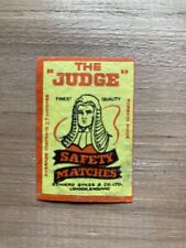 Judge safety matches for sale  CHIGWELL
