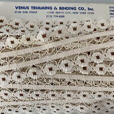 Cotton ivory lace for sale  Shipping to Ireland