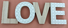 Wooden decorated love for sale  NORWICH